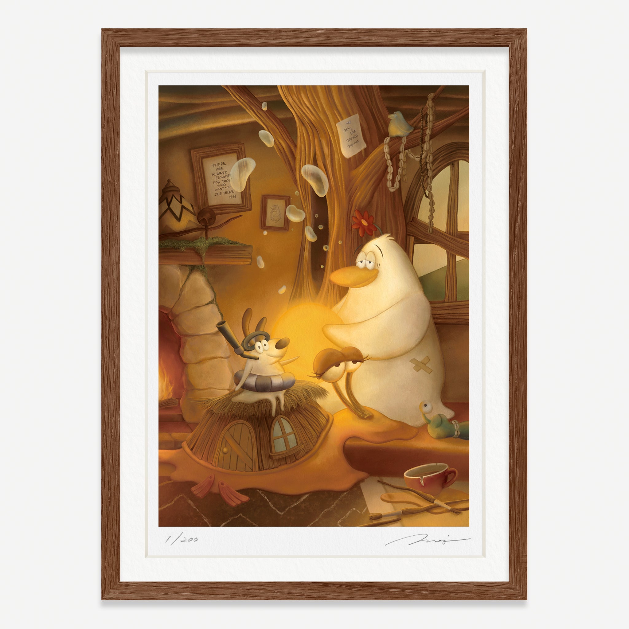 "IN THE WOOD" Limited Edition Giclée Archival Print