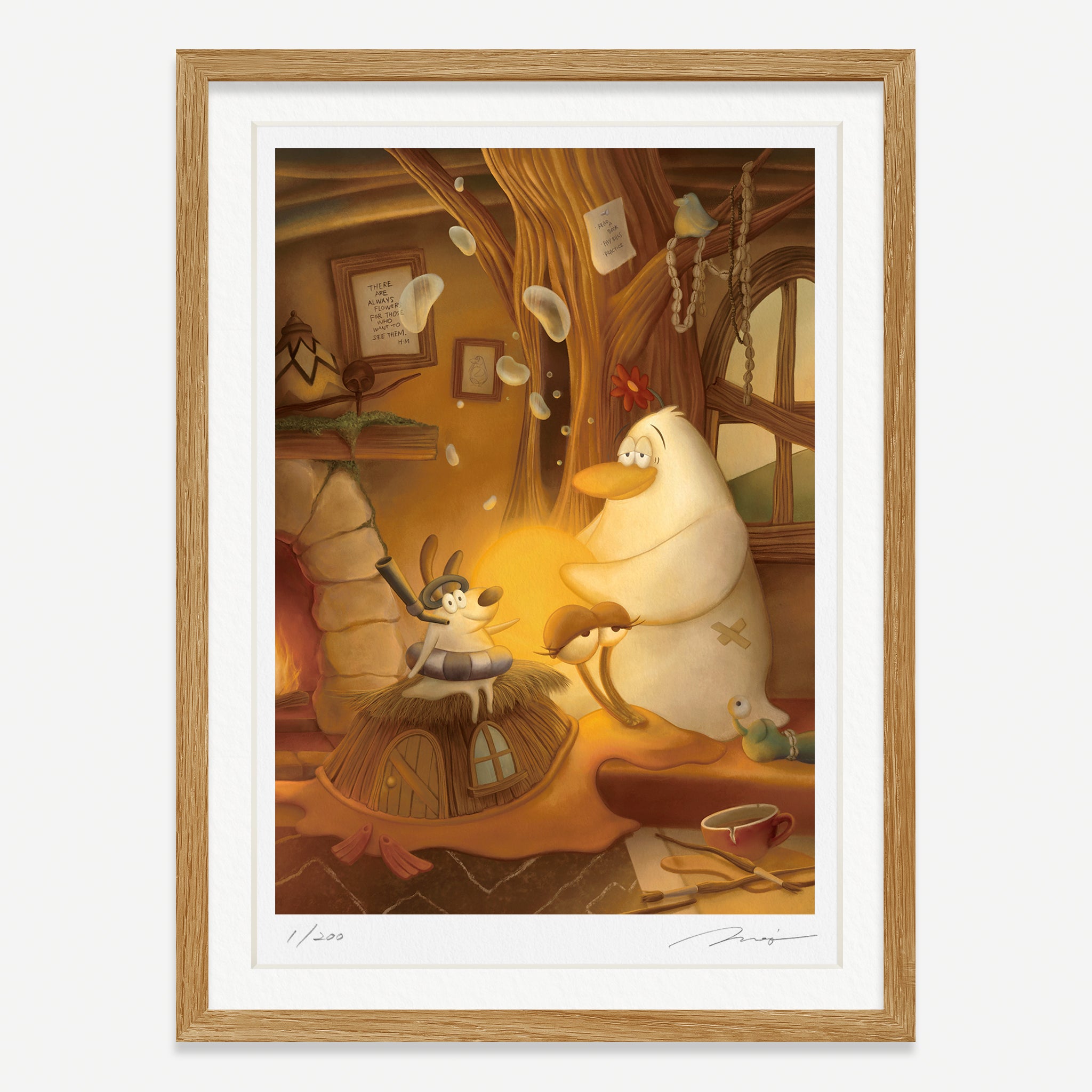 "IN THE WOOD" Limited Edition Giclée Archival Print