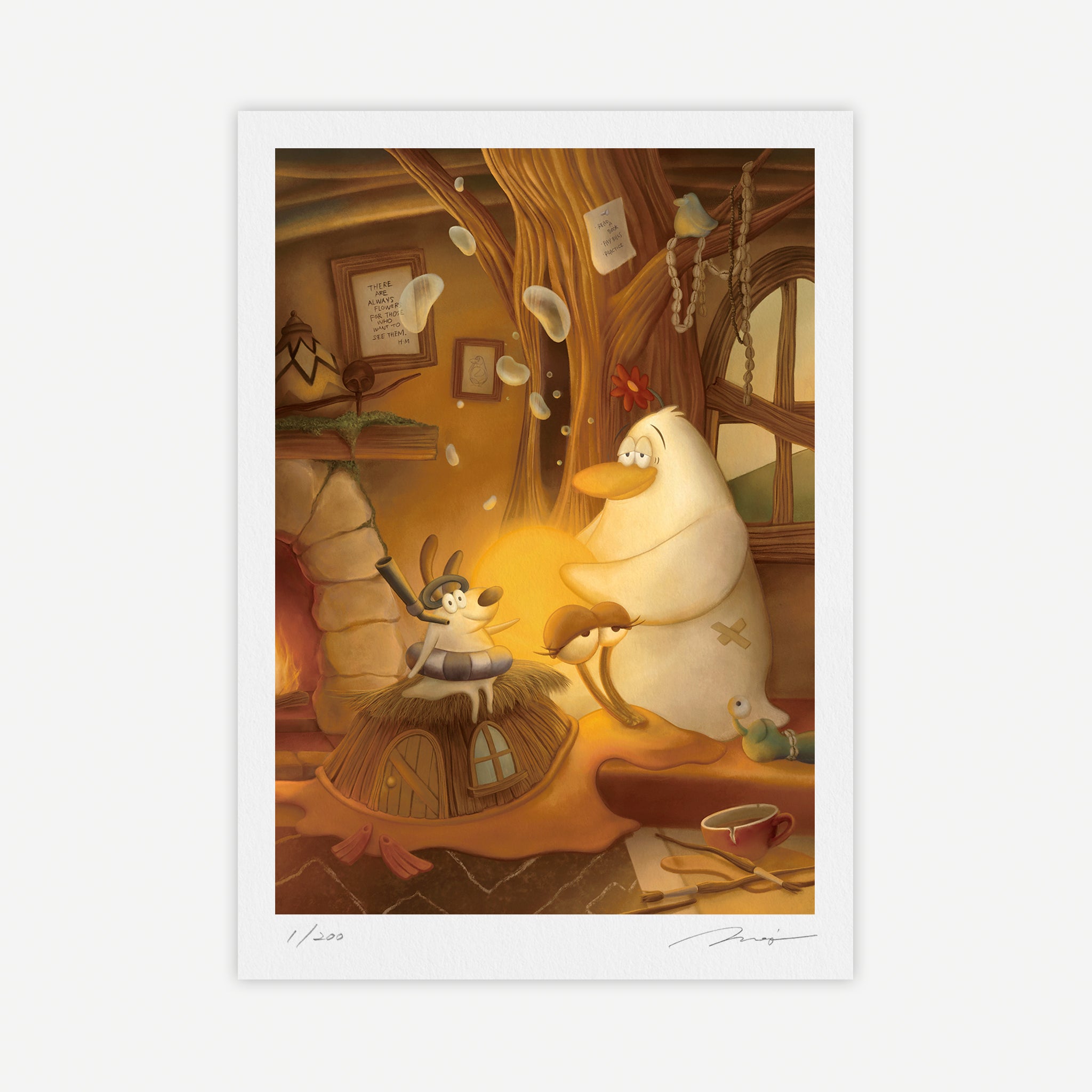 "IN THE WOOD" Limited Edition Giclée Archival Print