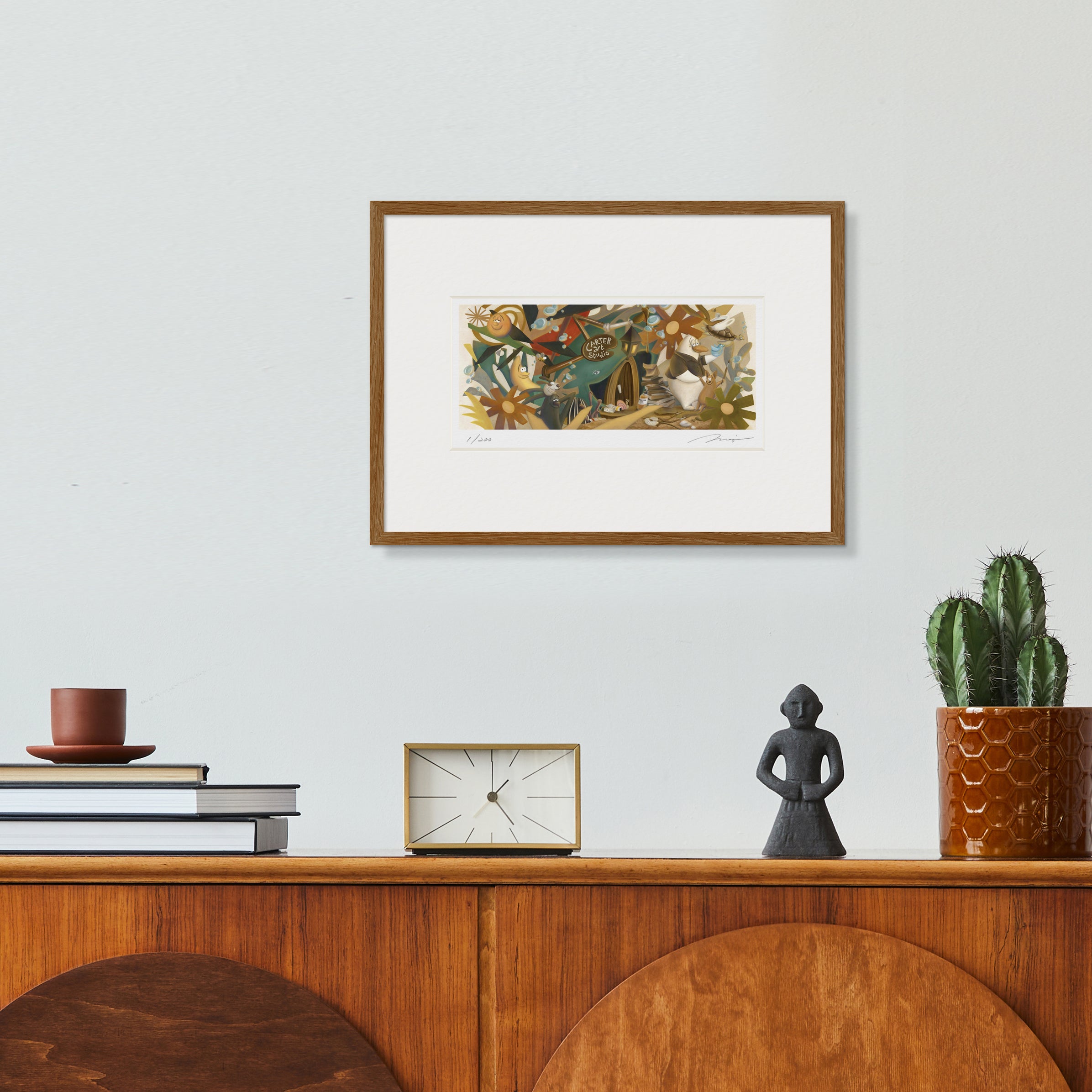 "EN"  Limited Edition Giclée Archival Print